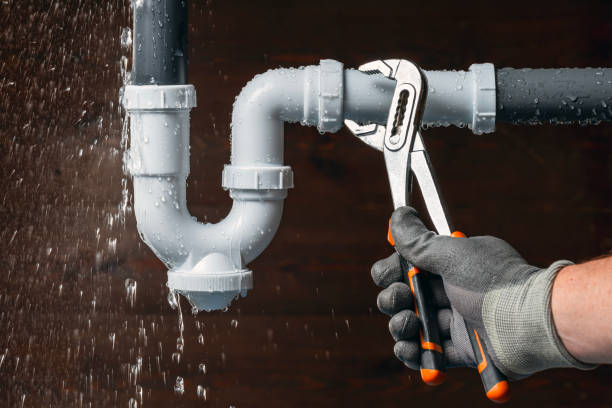 Professional Plumbing technician working in Hamden, CT